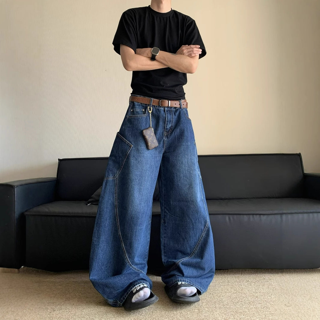 Vintage Wide-Leg Baggy Jeans