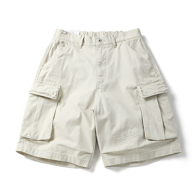 Urban Distressed Camo Shorts