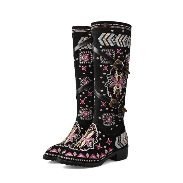 Panema Women's Western Winter Boots - Luxuryurbanwear