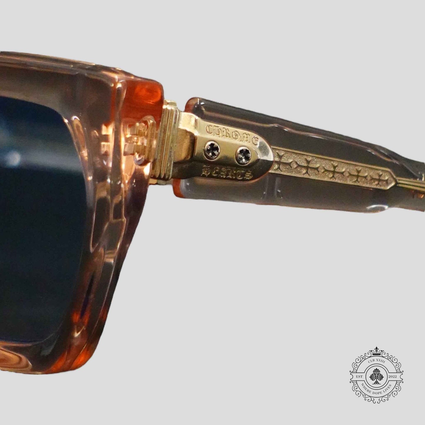 Chrome Hearts Jelly & Jam Sunglasses in Rose/Gold