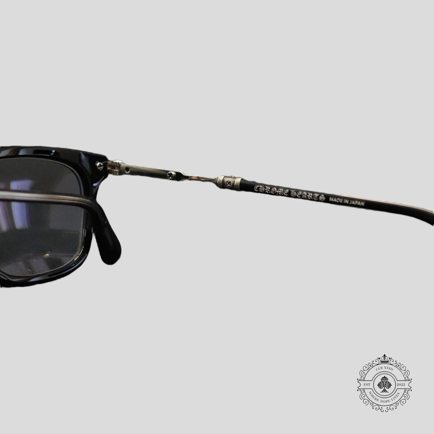 Chrome Hearts Tresticles Sunglasses in Black/Silver