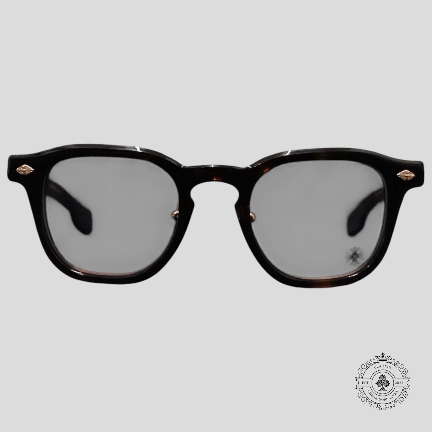 Chrome Hearts Chirp Chirp-A Sunglasses in Tortoise/Gold