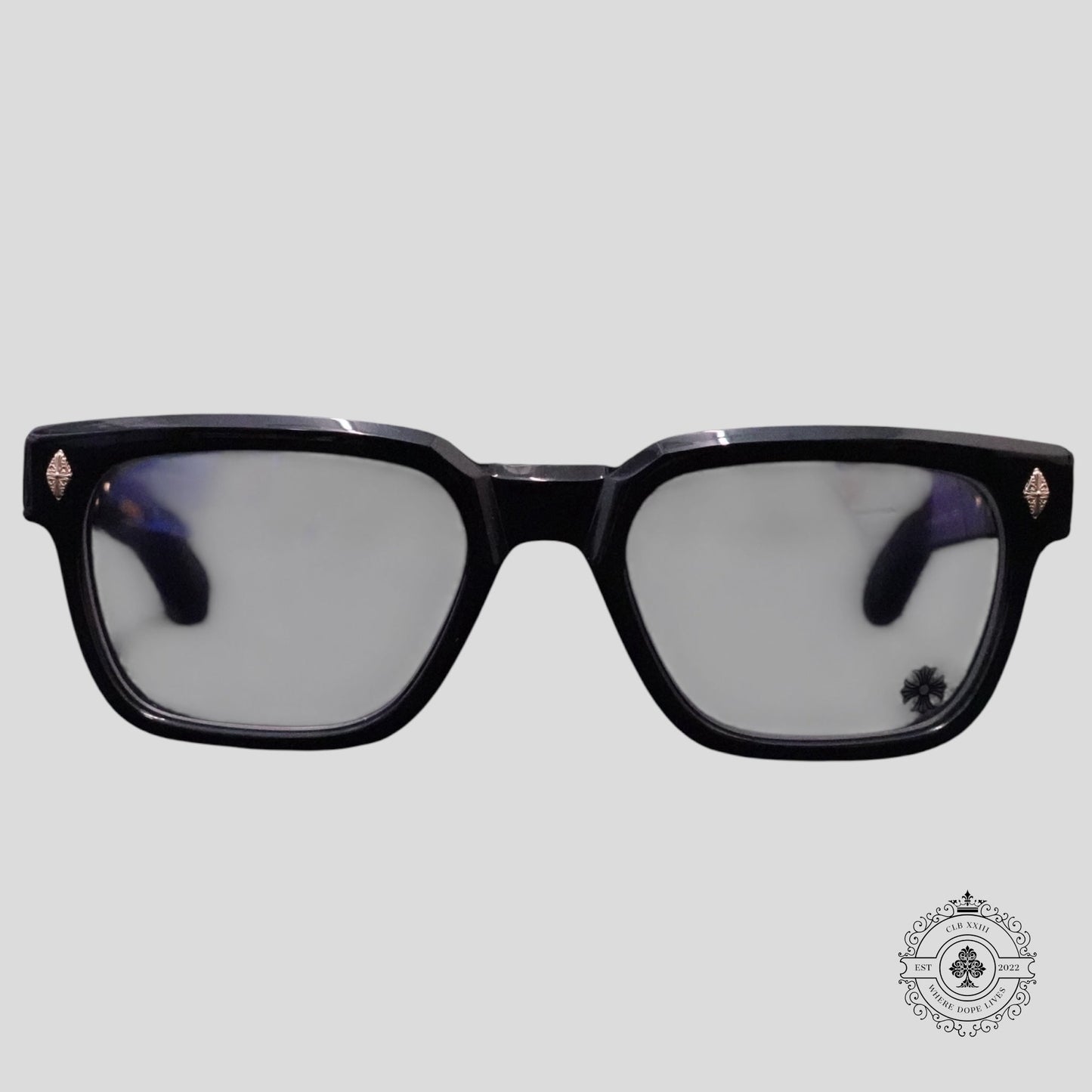 Chrome Hearts Pen 15 Glasses in Black/Gold