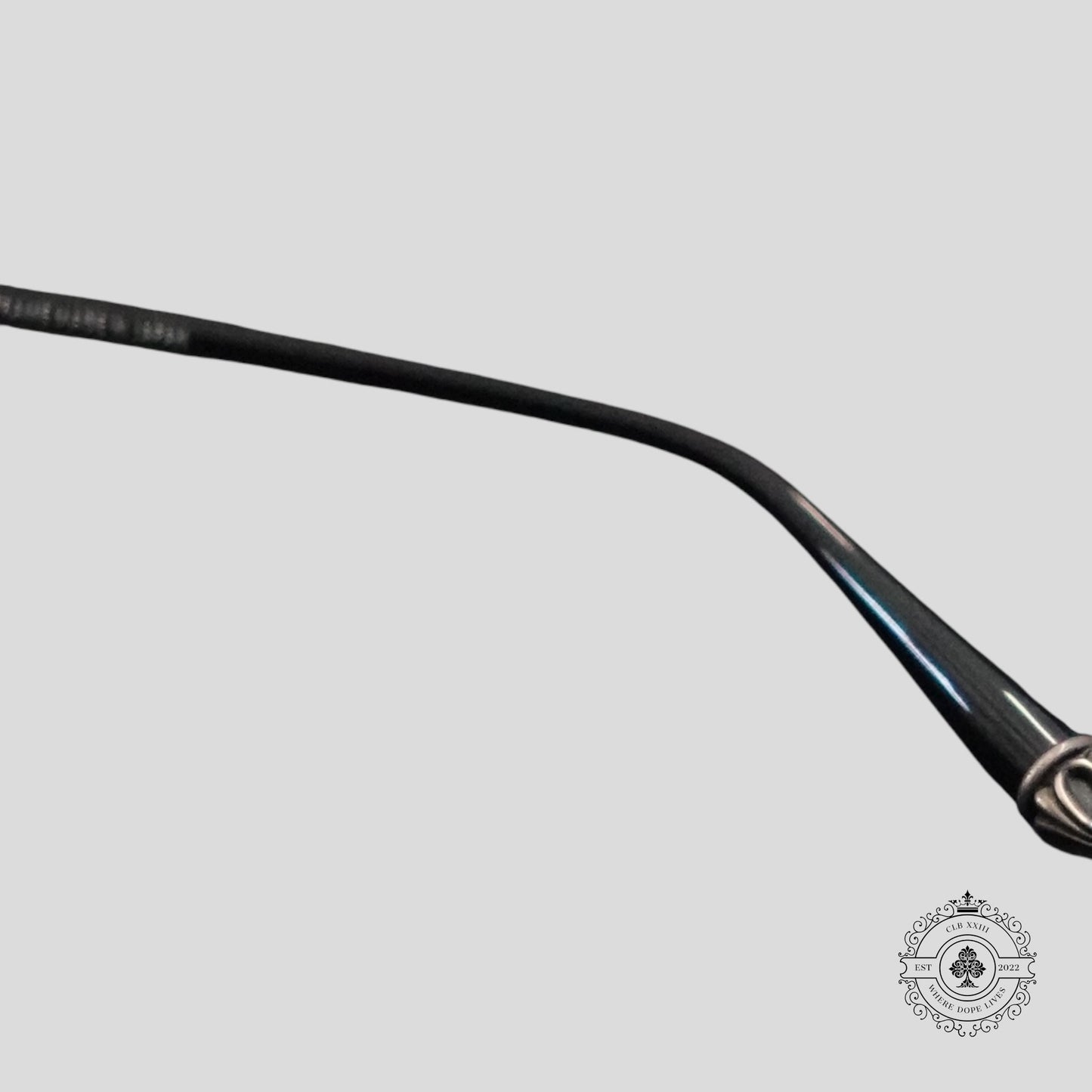 Chrome Hearts Big Ricky II-A Glasses in Black/Silver