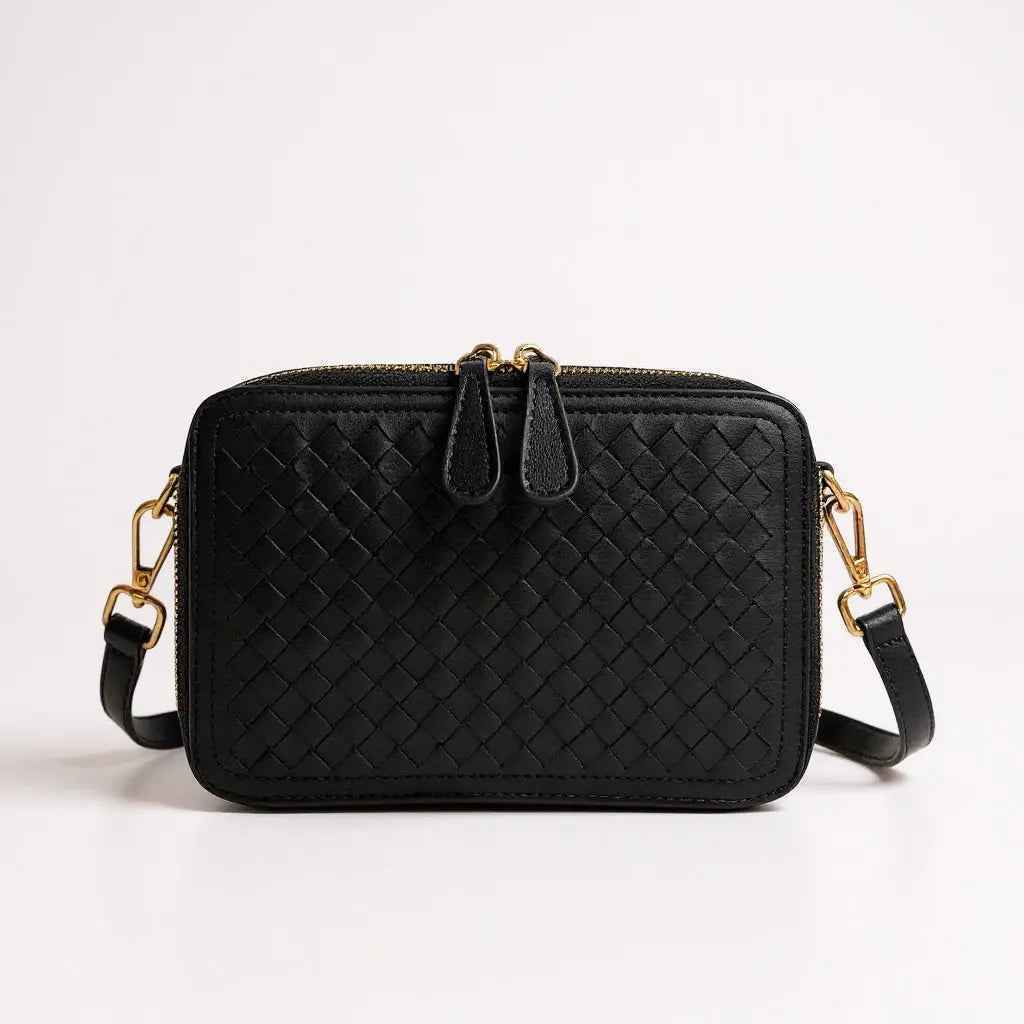THE ROSETTA WOVEN HEART CROSSBODY(FINAL SALE)