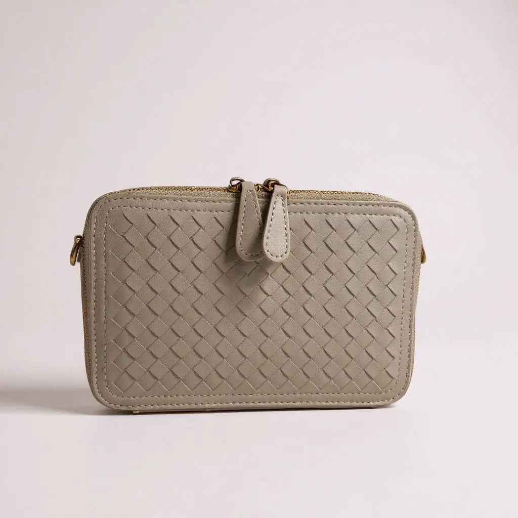 THE ROSETTA WOVEN HEART CROSSBODY(FINAL SALE)