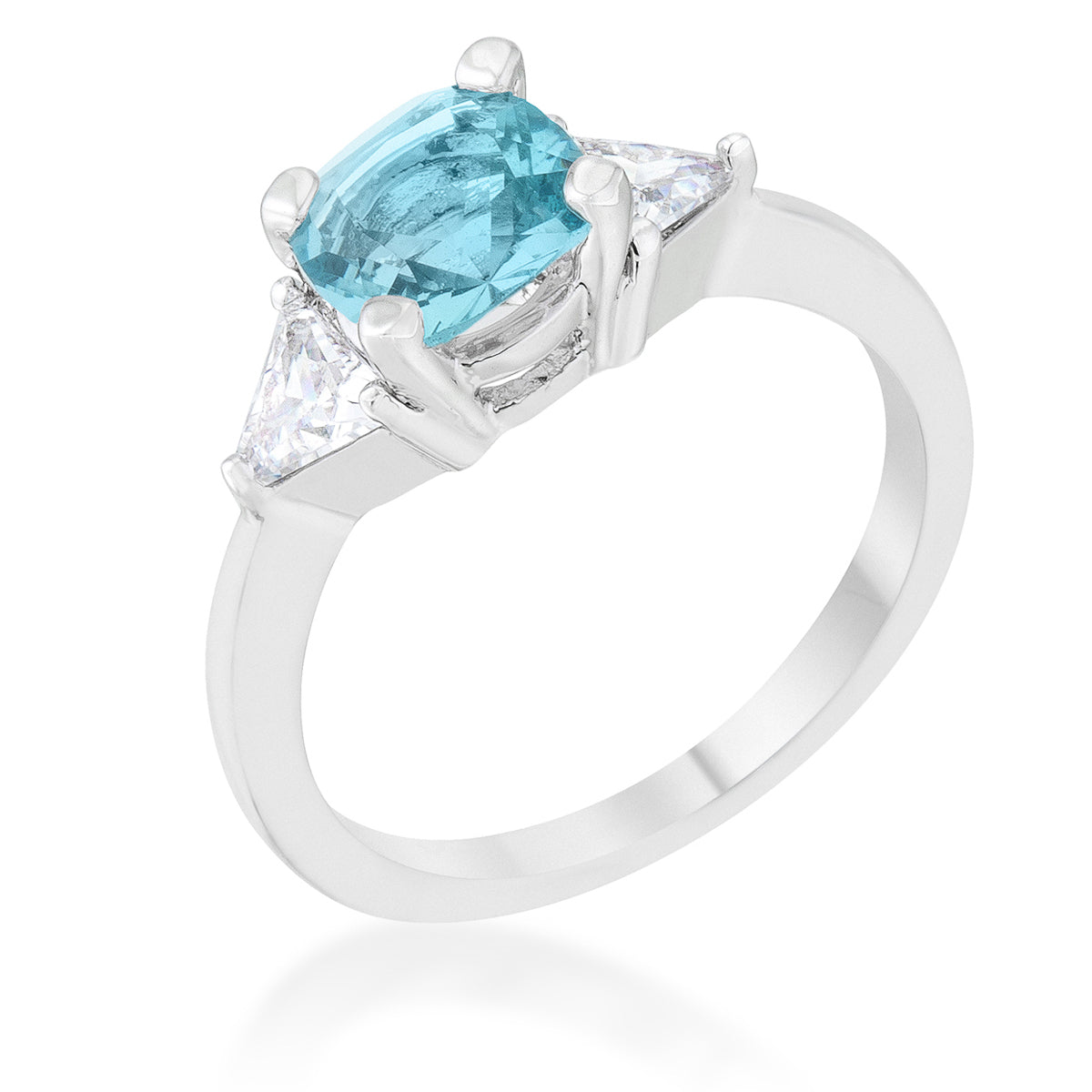 Shonda 1.8ct CZ Cushion Classic Statement Ring