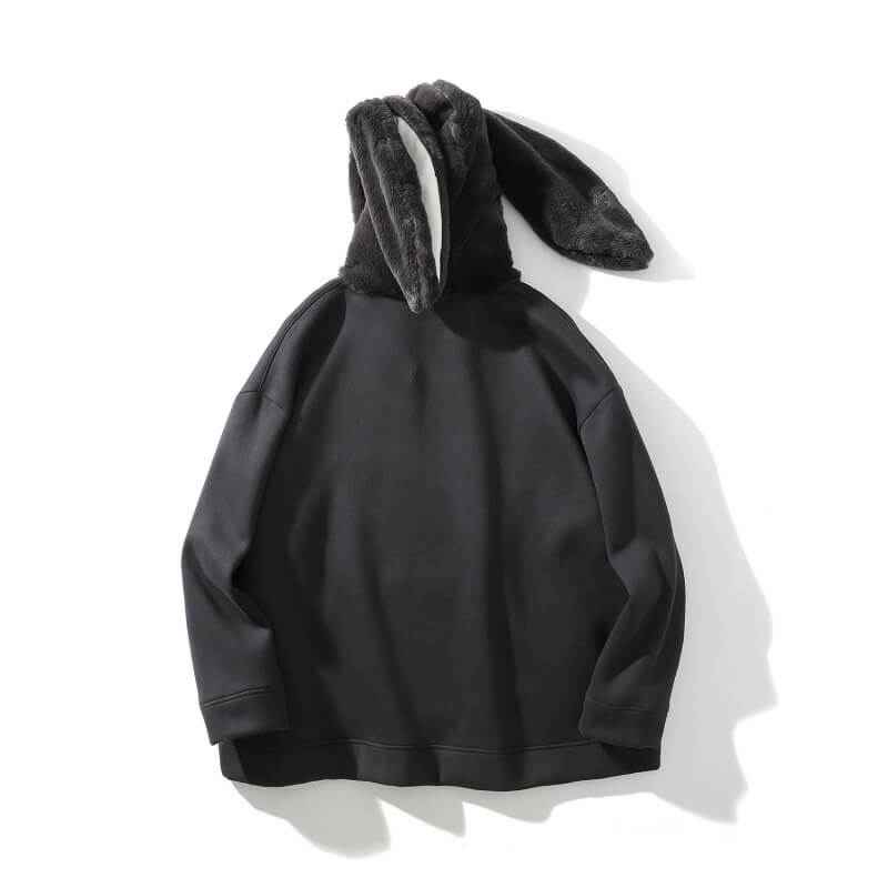 Rabbit Ears Hoodie Oversized streetwear Hoodies