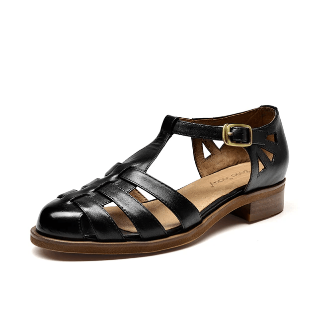 Rosmy Women's Sandal High Quality Buckle Strap Leather
