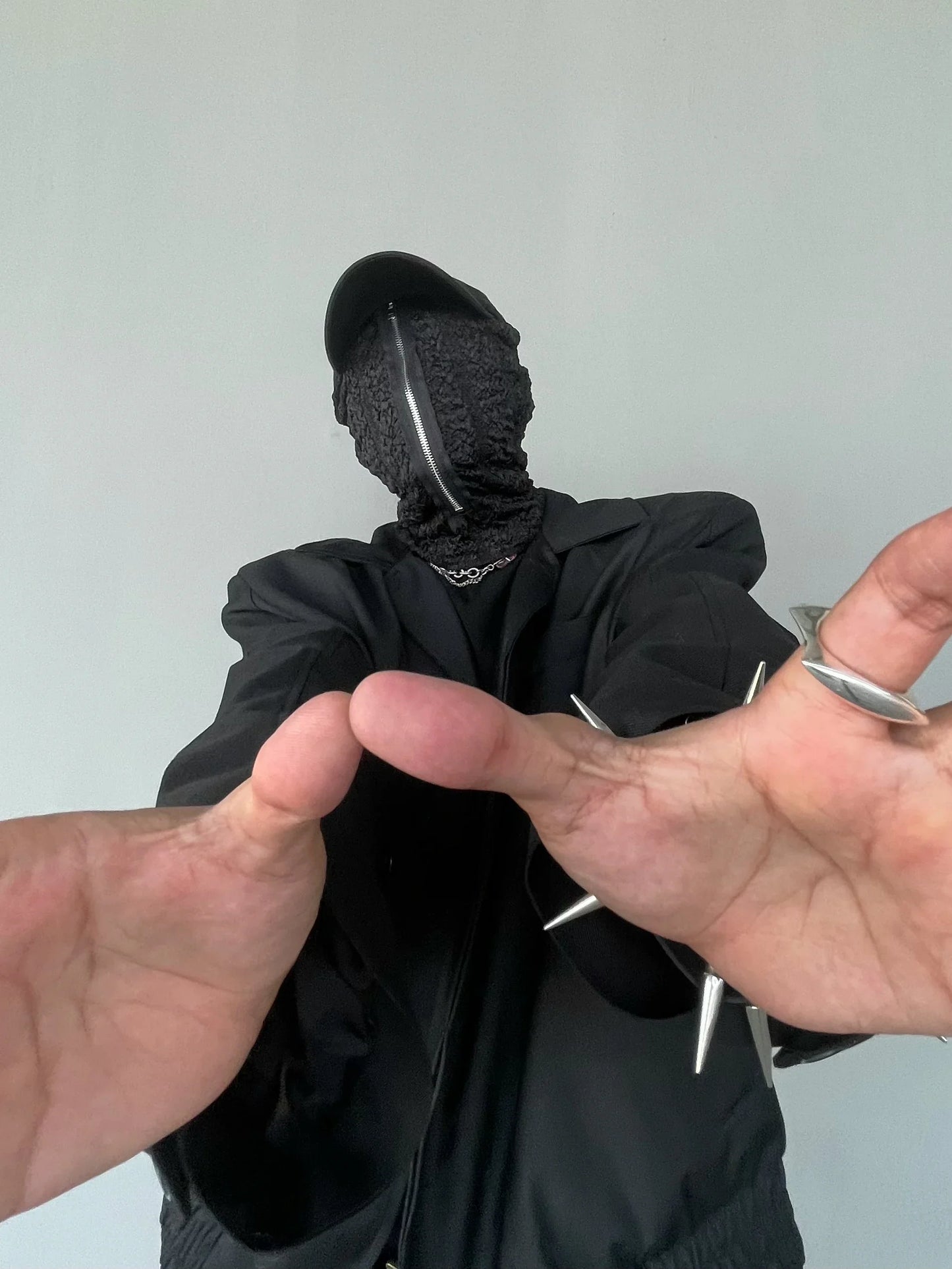 Full Face Mask Zipper Style Monkey Cap