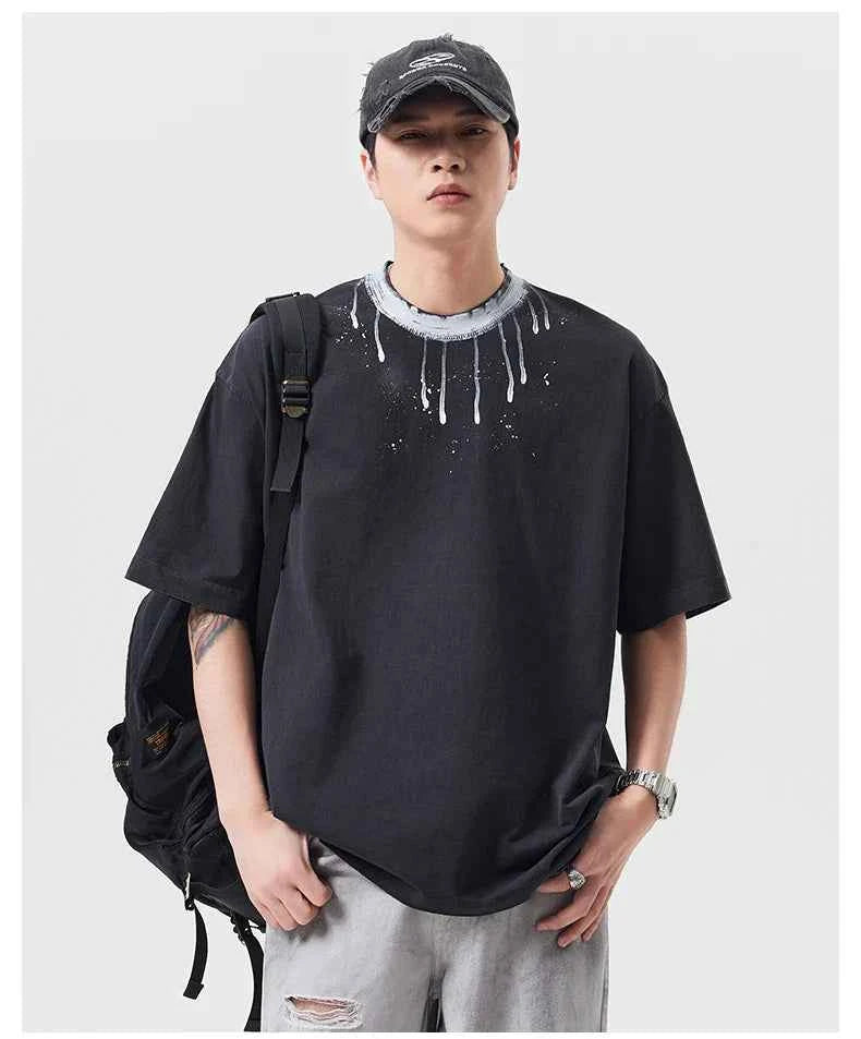 Flattering Cool Loose Casual Cotton Cityboy T-Shirt