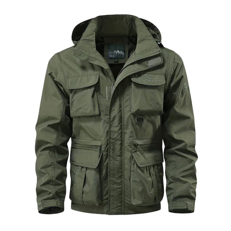 Detachable 'V23' Hooded Ski Jacket