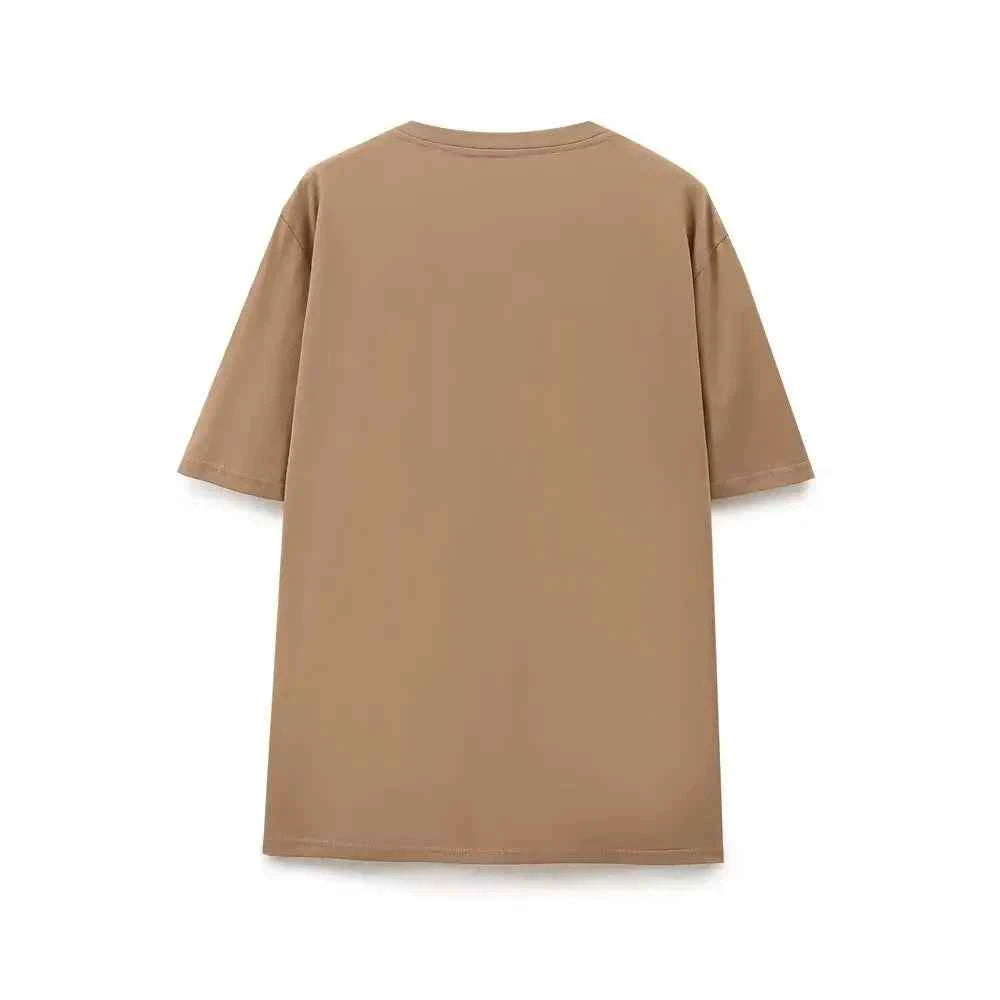 Oversized Printed Cotton T-Shirt