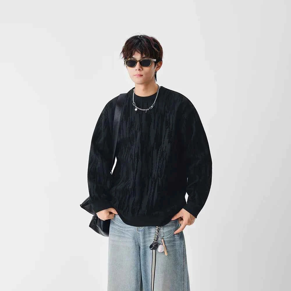 Durable Washed Crew Neck Sweatshirt