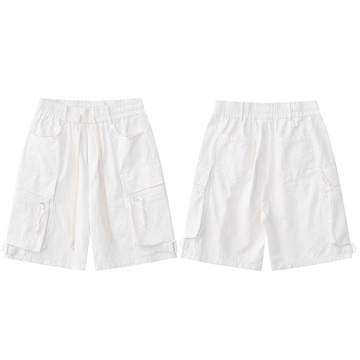 Cargo Track Multi Pockets Shorts