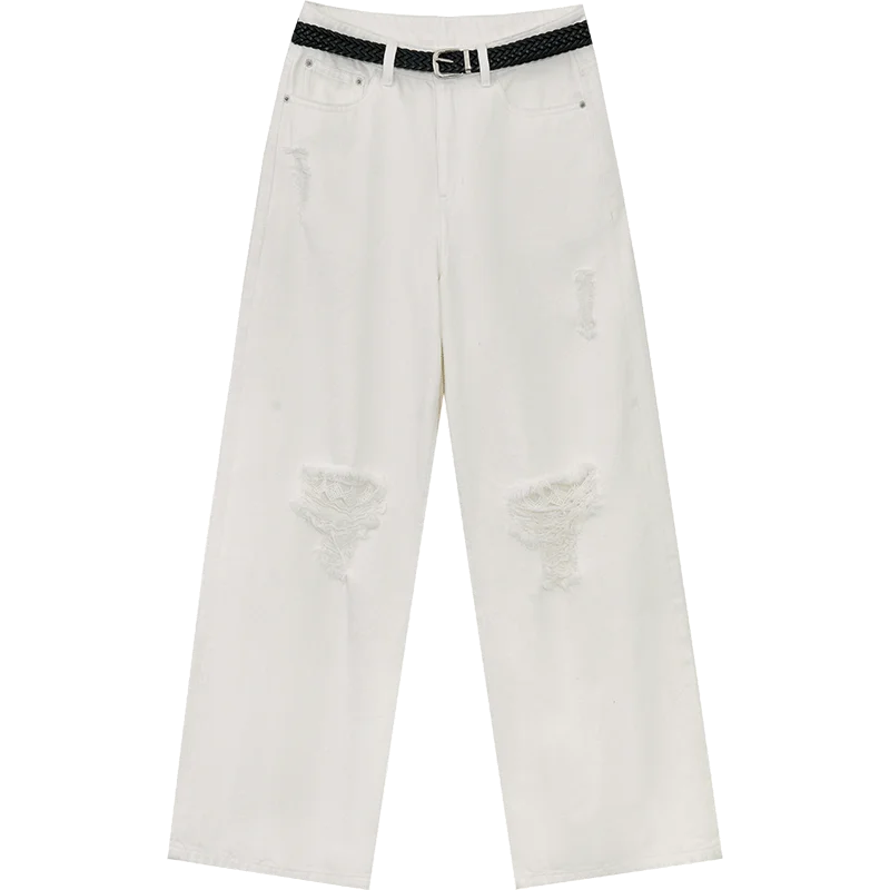 Chic Loose Wide Leg Jeans Jeans - Luxuryurbanwear