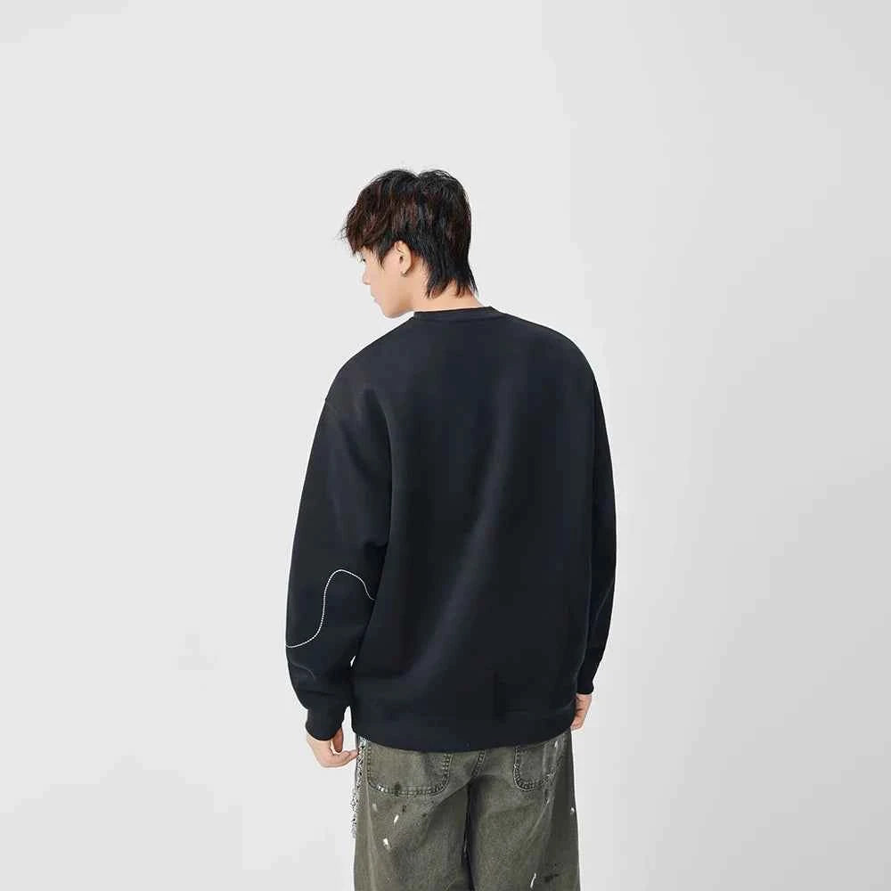Y2K Cozy Embroidered Long Sleeve Sweatshirt
