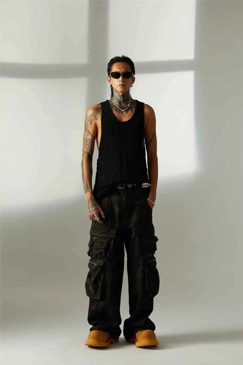 Wardrobe Staple Rugged Camo Cargo Jeans