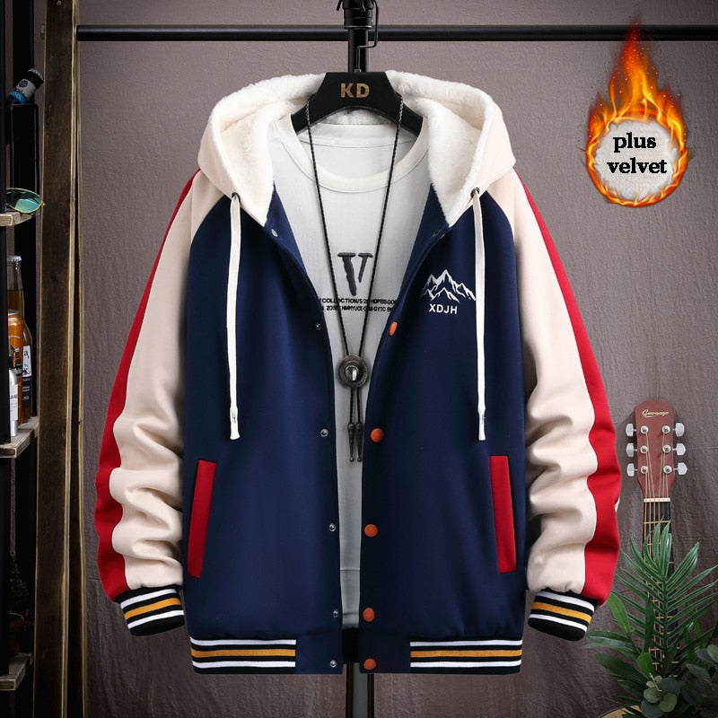 XDJH Hooded Varsity Jacket