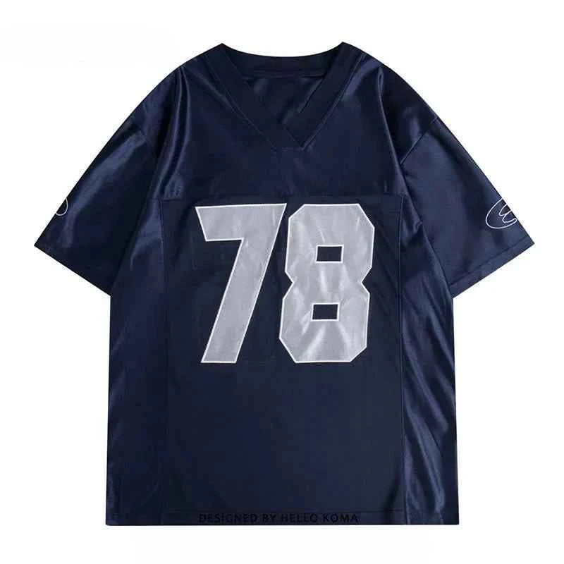 Streetwear Oversized Y2K Sport Number T-Shirt