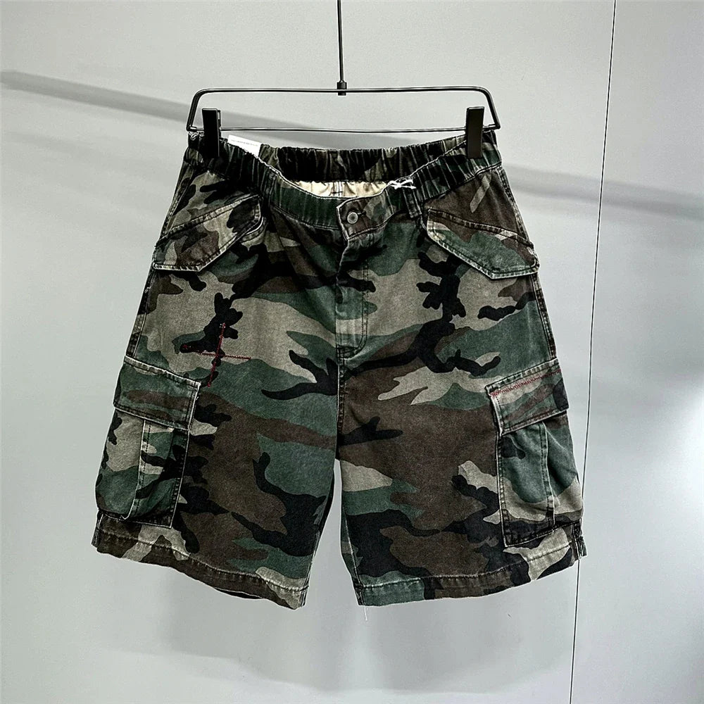 Tactical Camouflage Knee Length Shorts