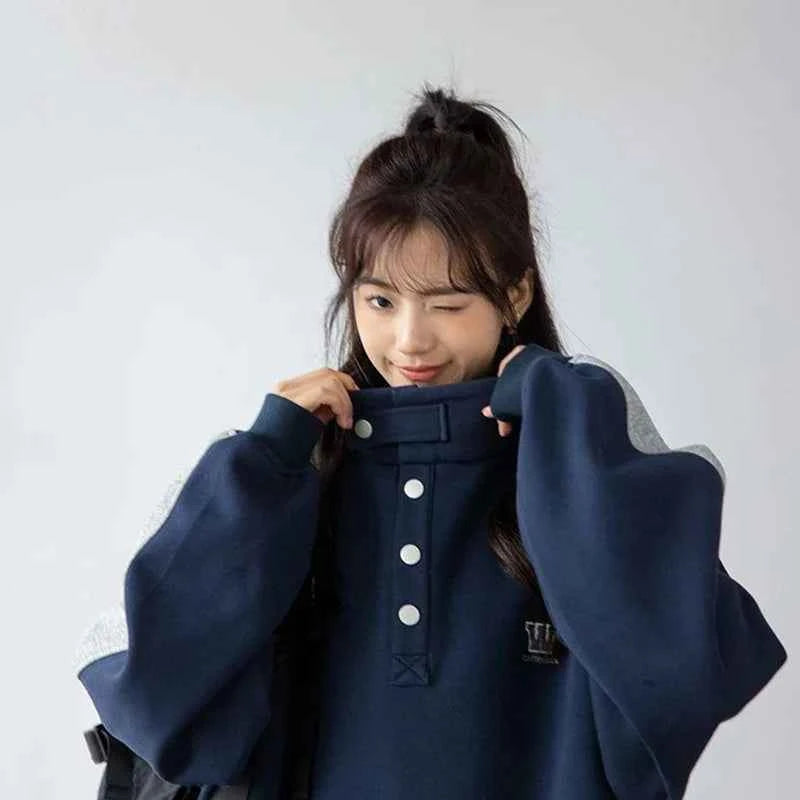 Women Comfort Vintage New American Retro Sweatshirt