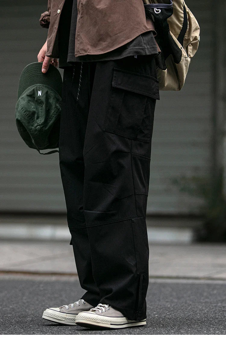 Ankle Zipper Style Cargo Pants