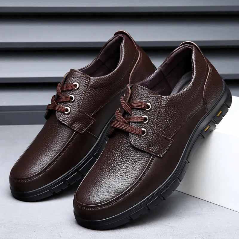 Luxury Lightweight Business Lace-Up Leather Shoes