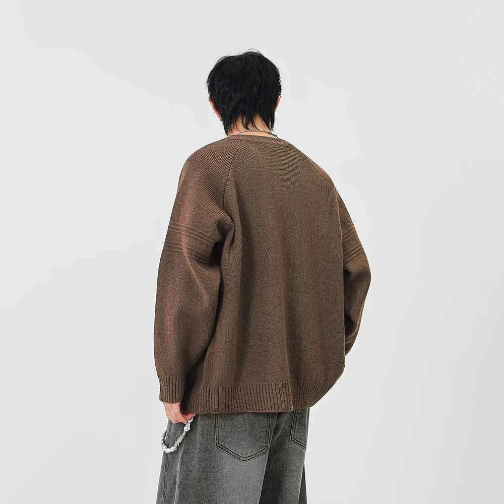 Soft Ribbed Knit Button Front Cardigan