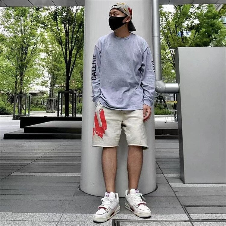 EU Saint Red Heart Shorts