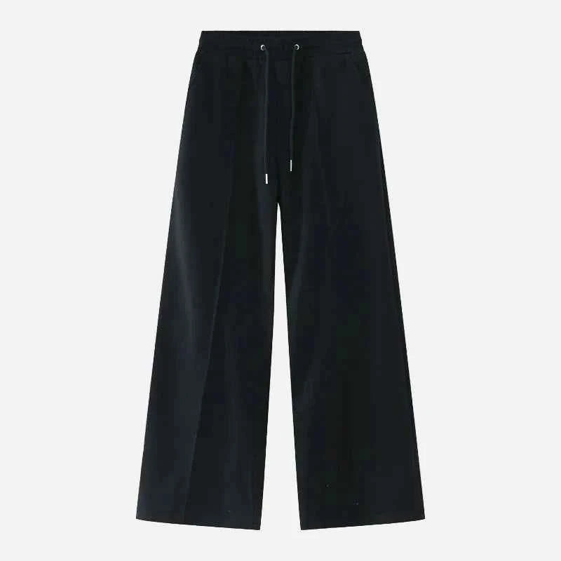 Y2K Versatile Classic Solid Wide Leg Jogger