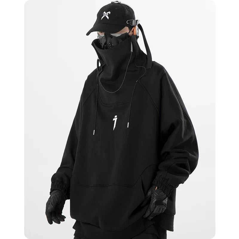 Plain Color Medieval Cloak Hoodie