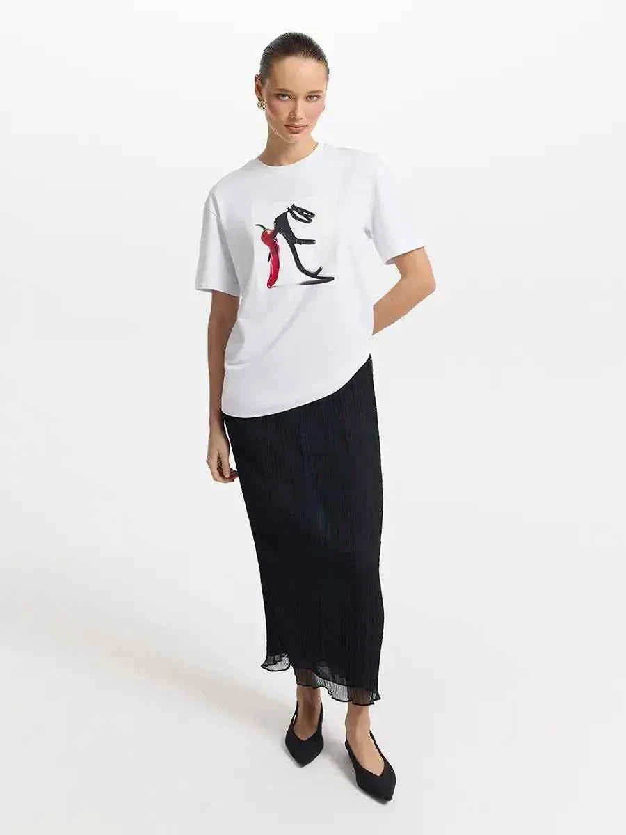Retro Russian Style Printed Fun Casual T-Shirt