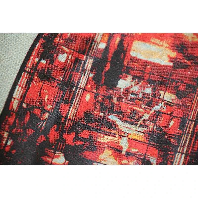 Streetwear Gothic Sunset Tie Dye Hoodie