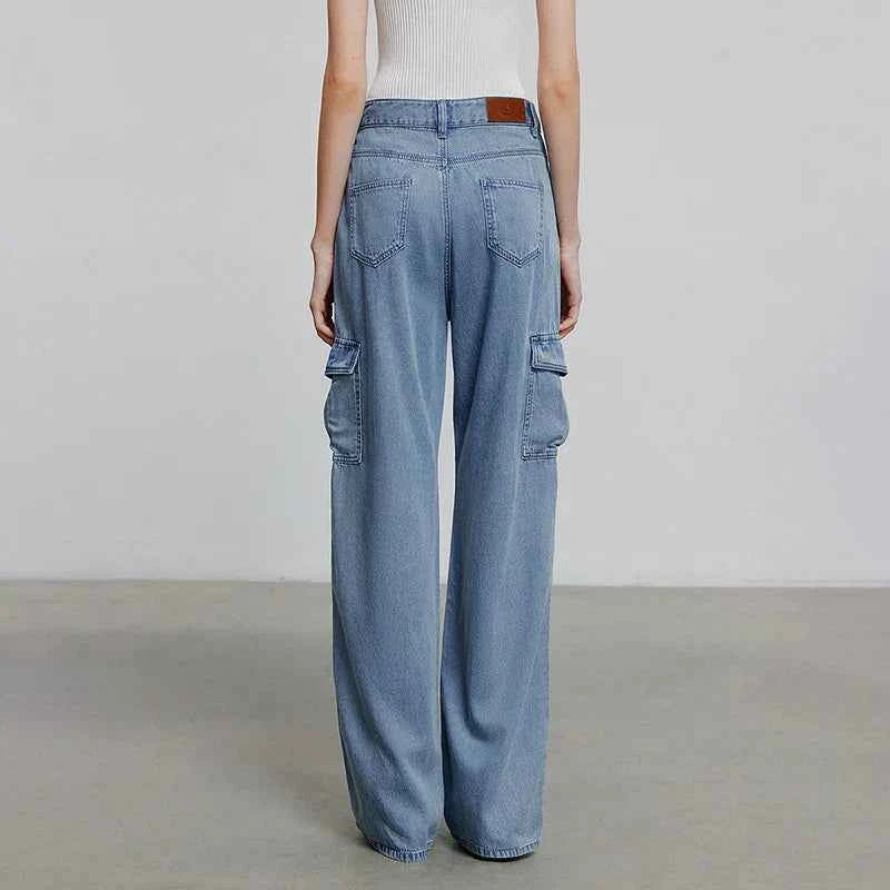 Stylish Wide Leg Summer Denim Jeans