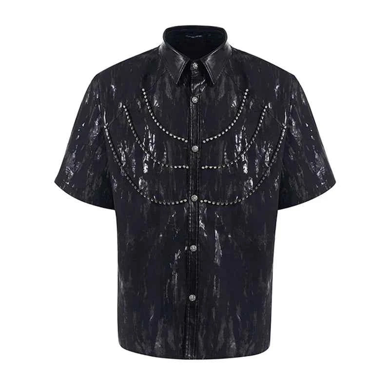 Detachable Chain Design with Shoulder Shirt