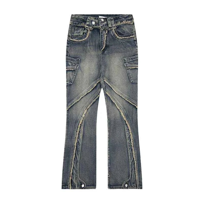 Vintage Easy Care Washed Slim Denim Baggy Jeans