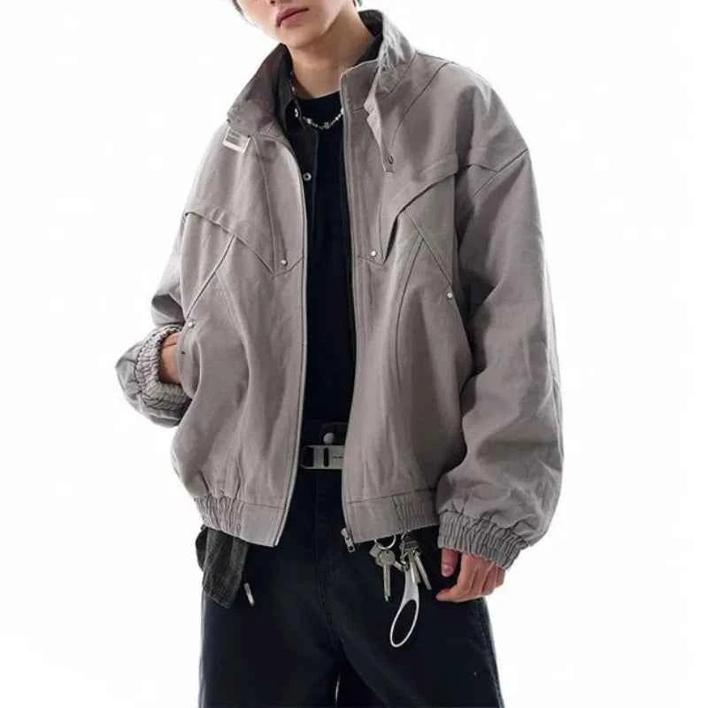 Japanese Style Loose Fit Workwear Casual Jacket