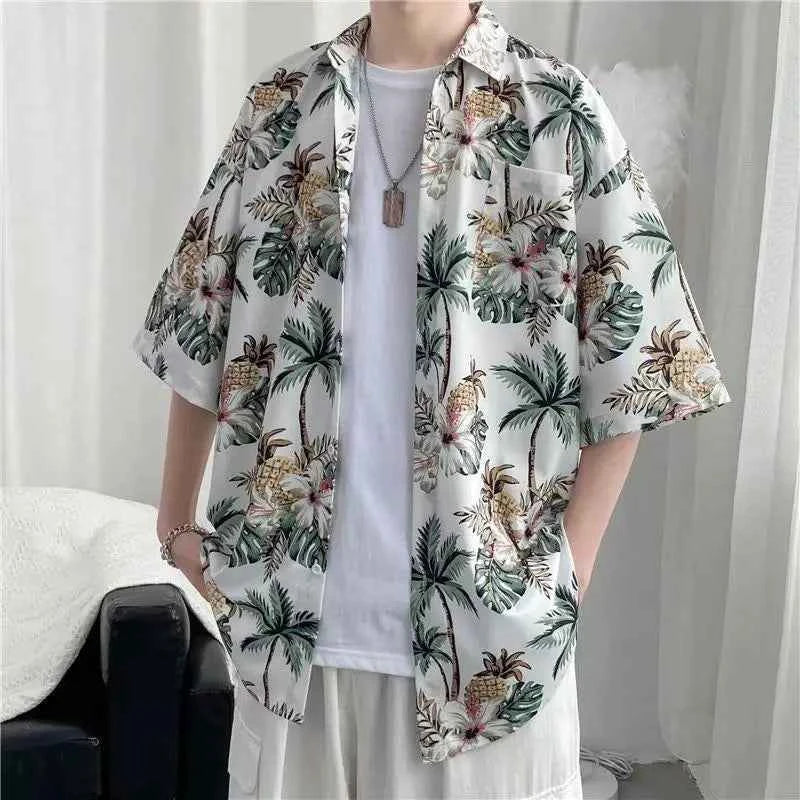 Women Florida Stylish Button-Up Short Sleeve Shirt