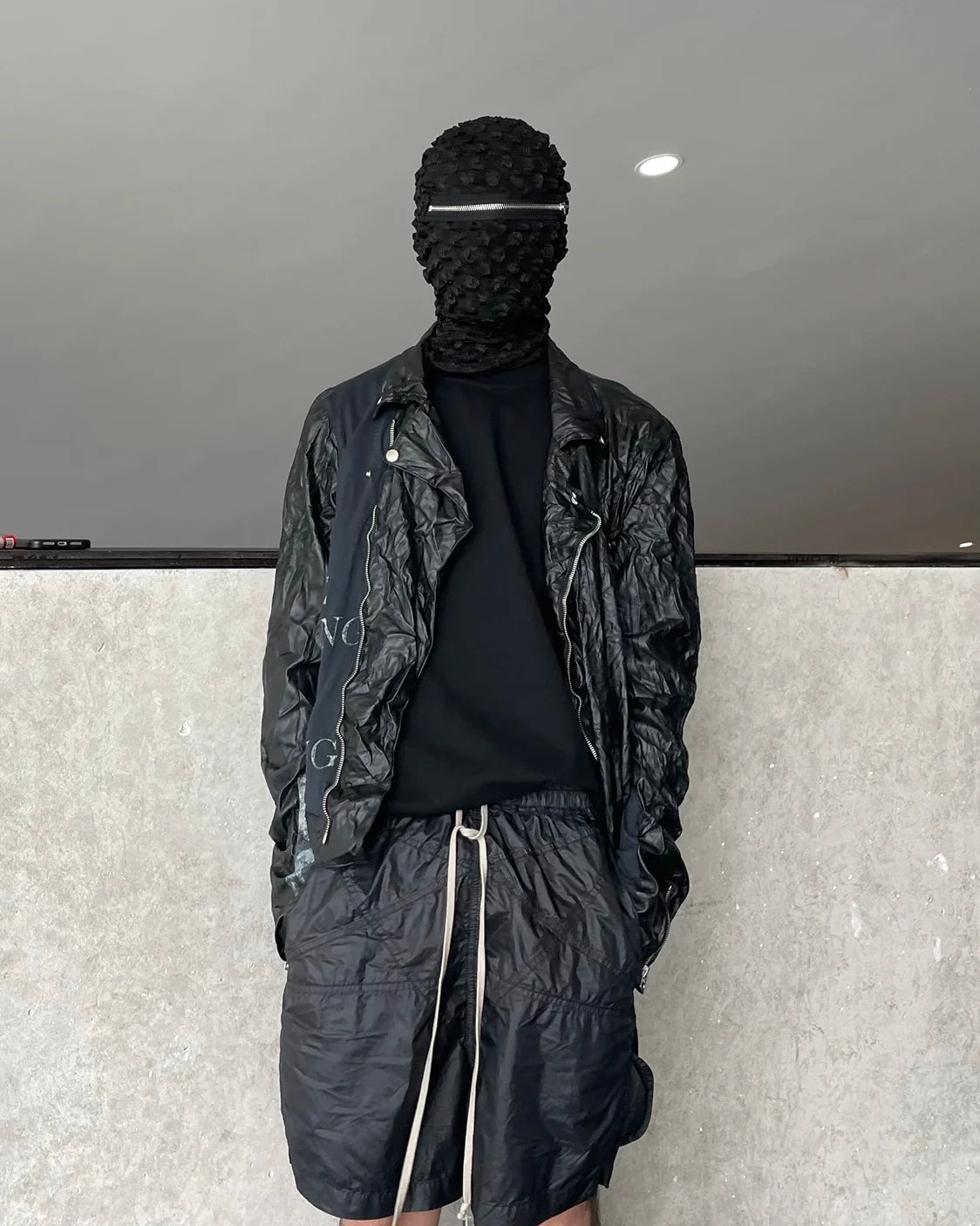 Full Face Mask Zipper Style Monkey Cap