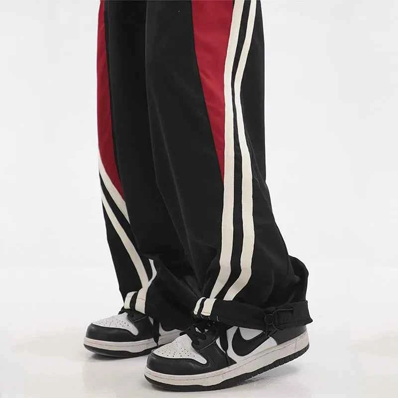 Striped Vintage Hip Hop Jogging Sweatpants