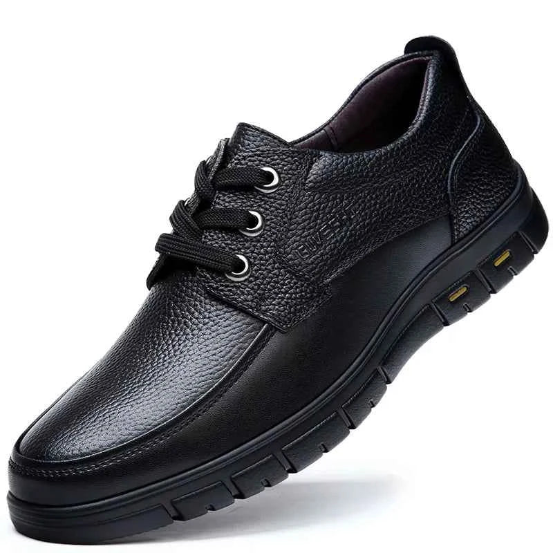 Luxury Lightweight Business Lace-Up Leather Shoes