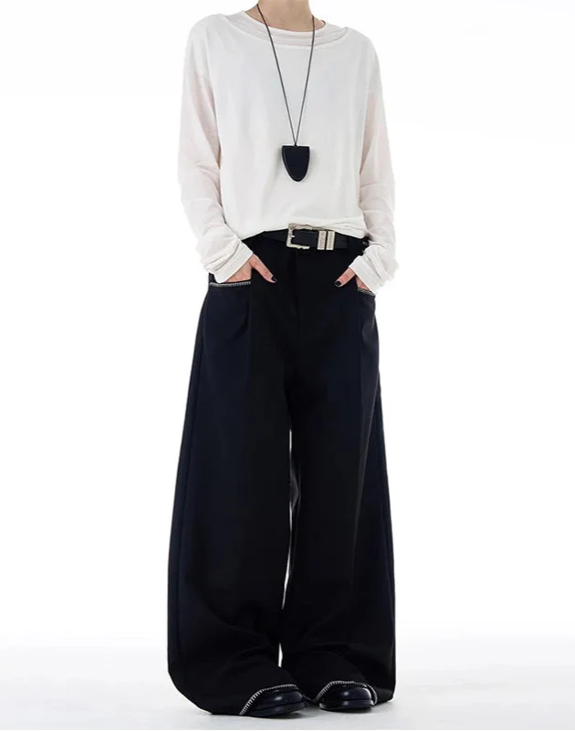 Unisex Essential Y2K Urban Oversized Casual Pants - Luxuryurbanwear