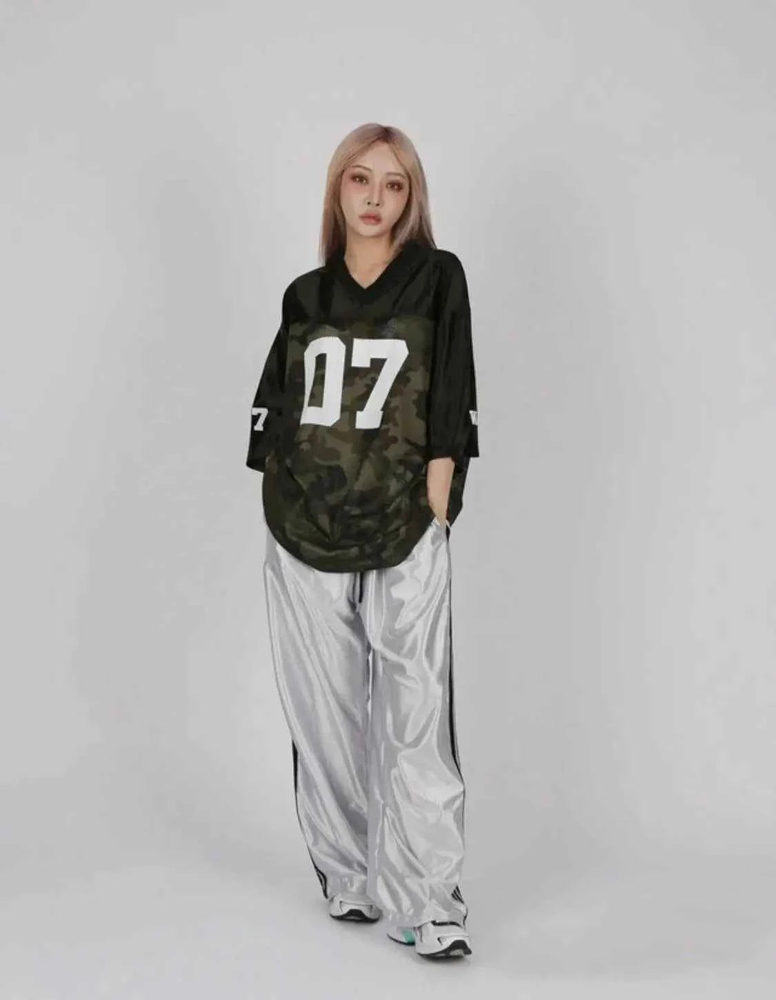 Women Stylish Hip Hop Loose Jersey T-Shirt