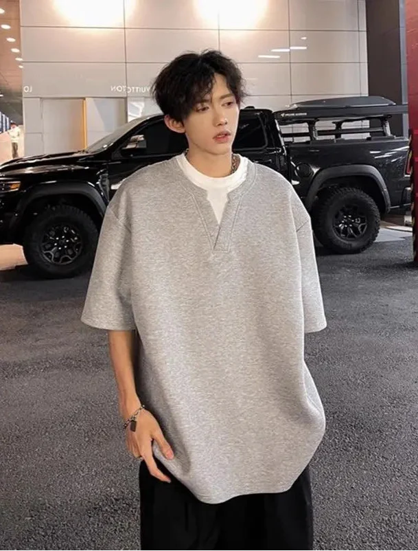 Cool Feeling High-End Loose T-Shirt - Luxuryurbanwear