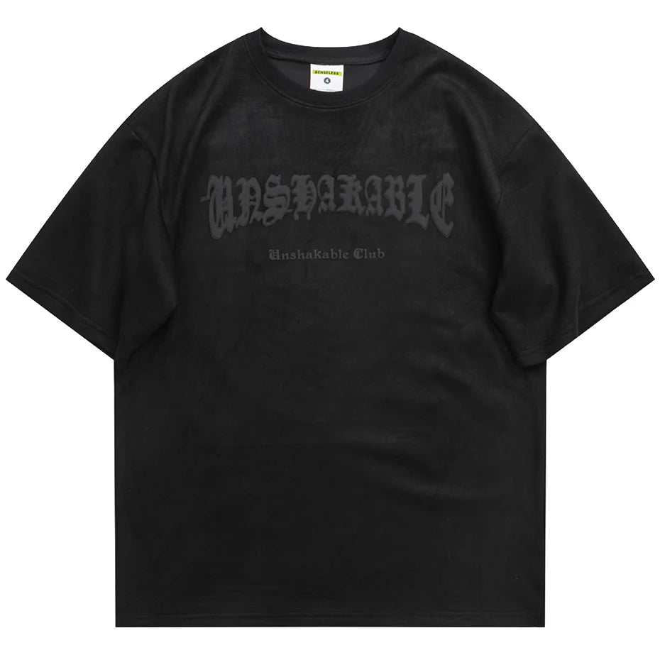 Skeleton Wings Graphic Streetwear Oversized Unisex T-shirt