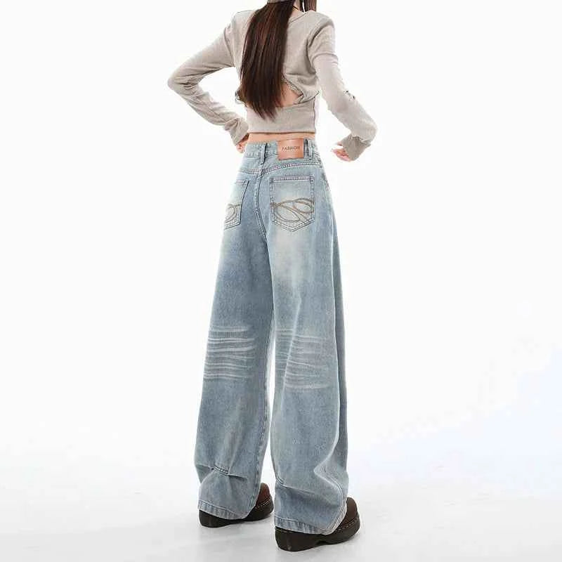 Signature High Waist Loose Wide Leg Jeans