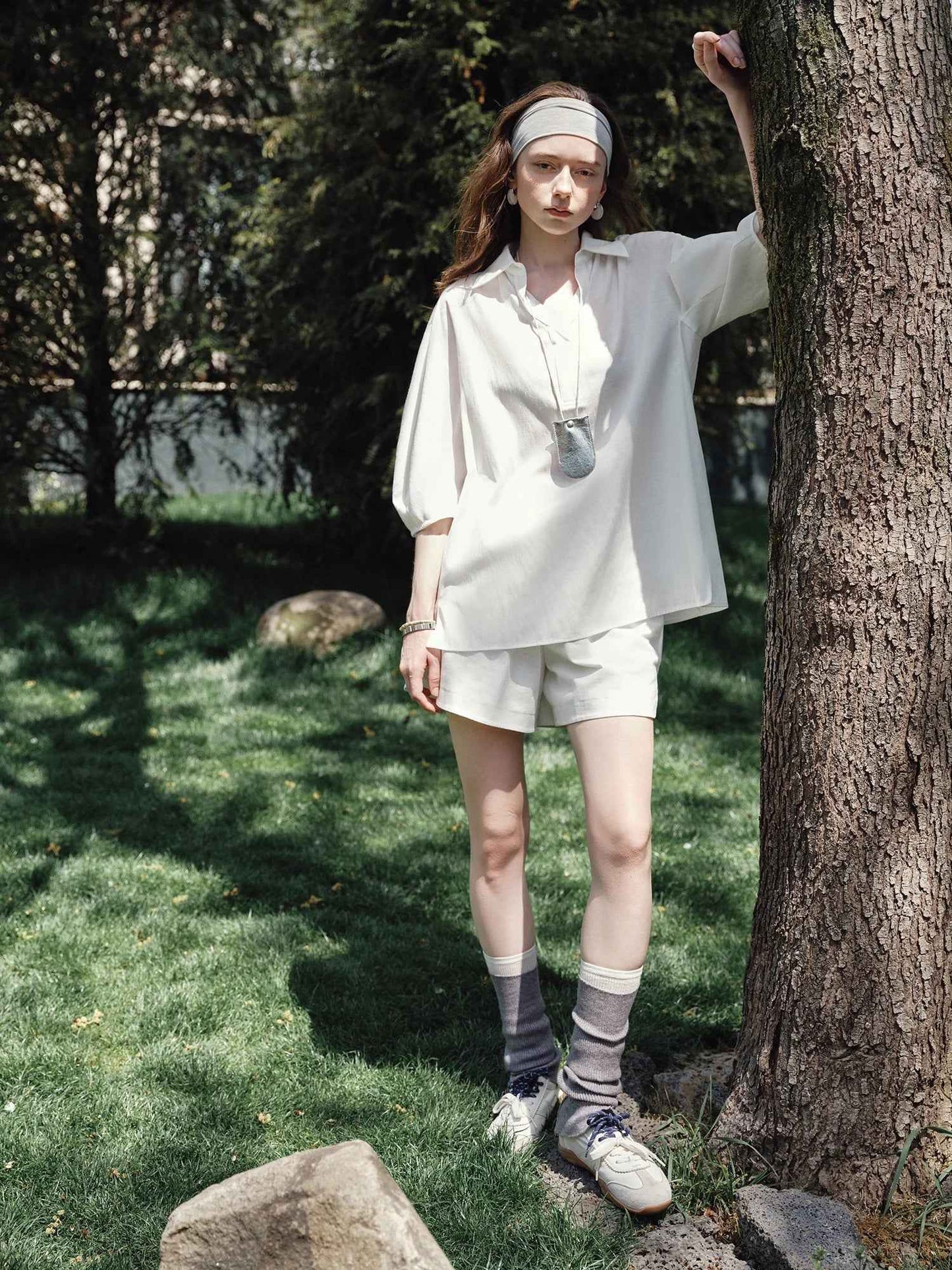 Women Lightweight Linen Casual Summer Shirt