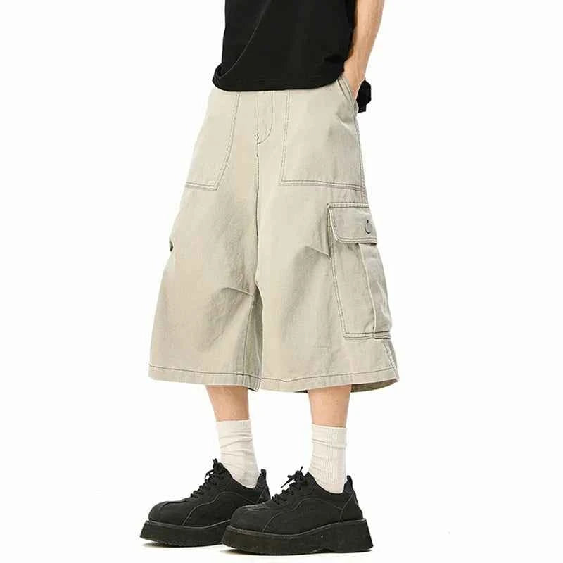 Cloud-Soft Korean Style Casual Cargo Short