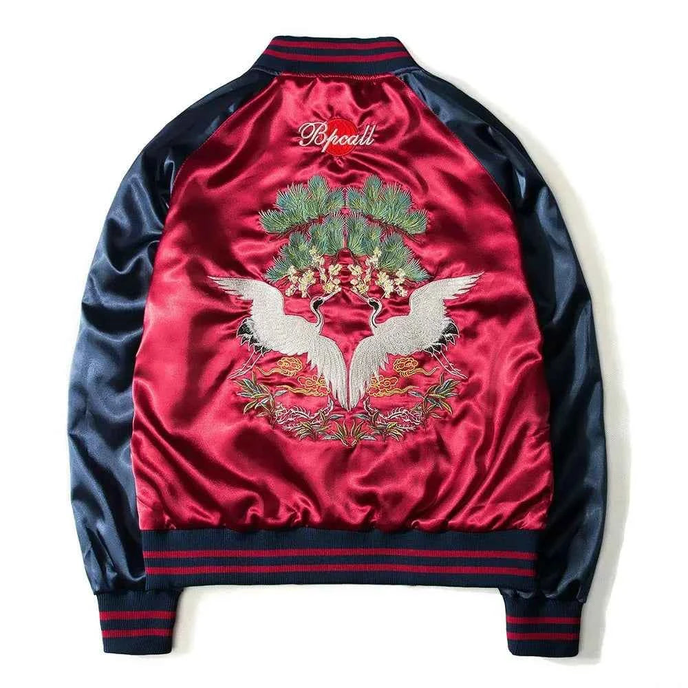 Autumn Streetwear Luxury Reversible Varsity Jacket